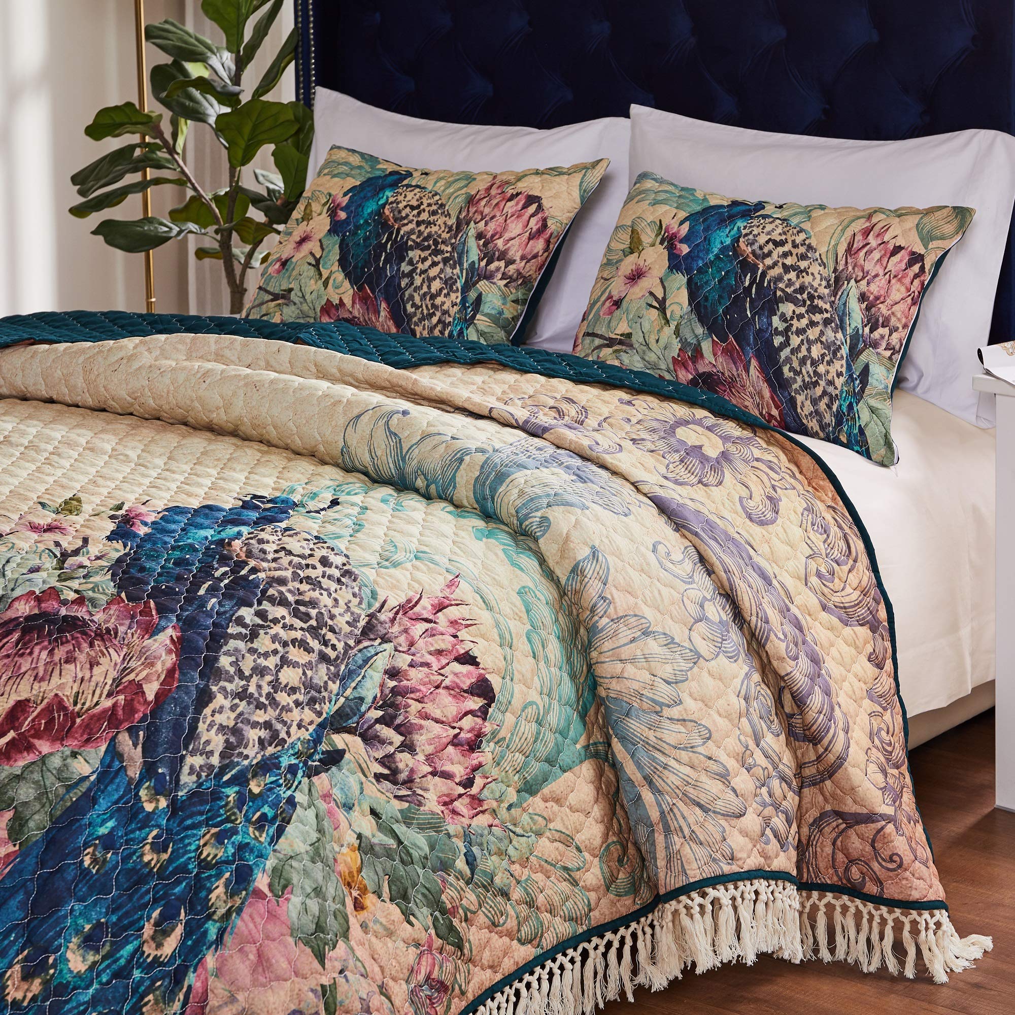 送料無料 新品 PHENIX Quilt Kids 2ピース 140 NAB 2-Piece Shelly Multicolor Quilt Set, Twin/Twin XL